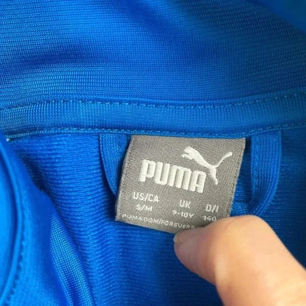 Blue Puma boys' tracksuit jacket size 9-10 years – very good condition – photo 2